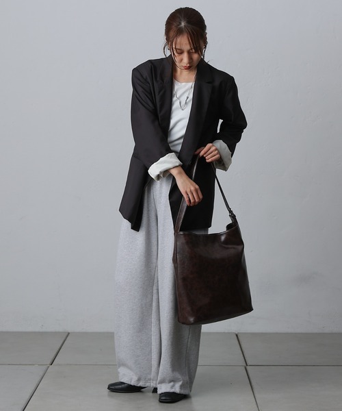 COLONY 2139（コロニートゥーワンスリーナイン）の「ヴィンテージ合皮ワンショルダーバッグ（ショルダーバッグ・レディース・ブラウン/アイボリー/ブラック・FREE）」の15枚目の写真