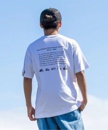 Quiksilver（クイックシルバー）の「DNA HISTORY PIGMENT /クイックシルバーバックプリント半袖Tシャツ（Tシャツ/カットソー）」