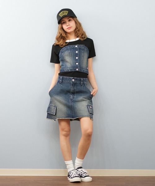 Dickies/ディッキーズ デニムビスチェ セットアップ 81120400