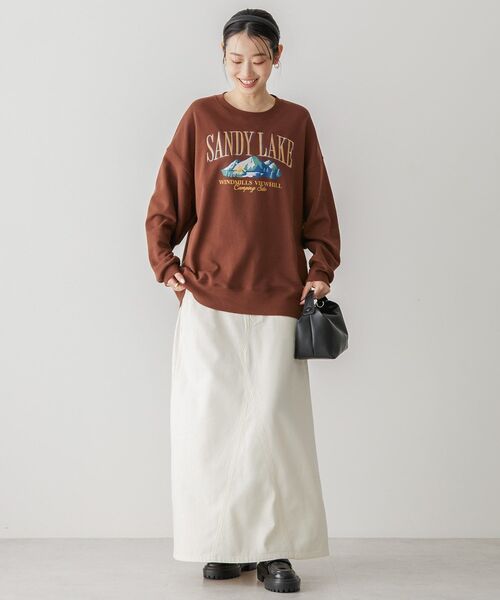 AMERICAN HOLIC(アメリカンホリック)の「ベイカースカート(スカート・レディース・カーキ/アイボリー・S/M/L)」の14枚目の写真