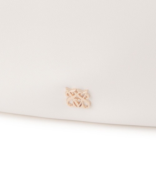 VIS（ビス）の「ビッグリボンハンドルバッグ（ハンドバッグ・レディース・オフホワイト/ブラック/シルバー・FREE）」の11枚目の写真