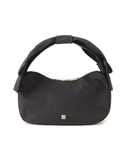 VIS（ビス）の「ビッグリボンハンドルバッグ（ハンドバッグ・レディース・オフホワイト/ブラック/シルバー・FREE）」の5枚目の写真