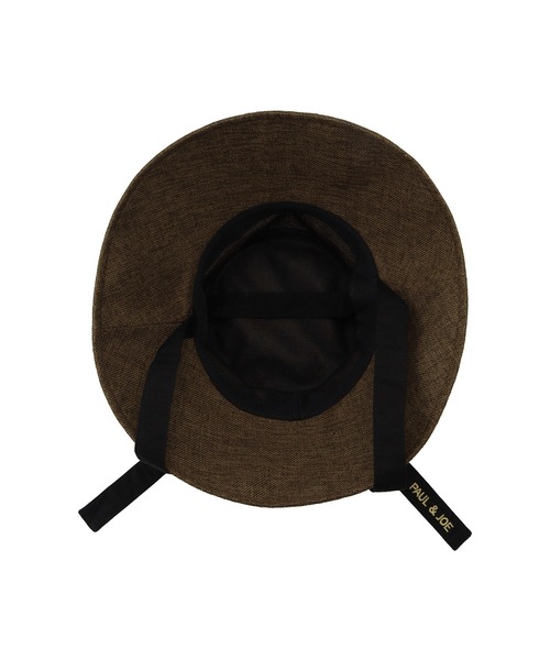 麦わら帽子 ブレード付き広つば セール】麦わら帽子 ハット 'たれリボン広つばブレード'（ハット