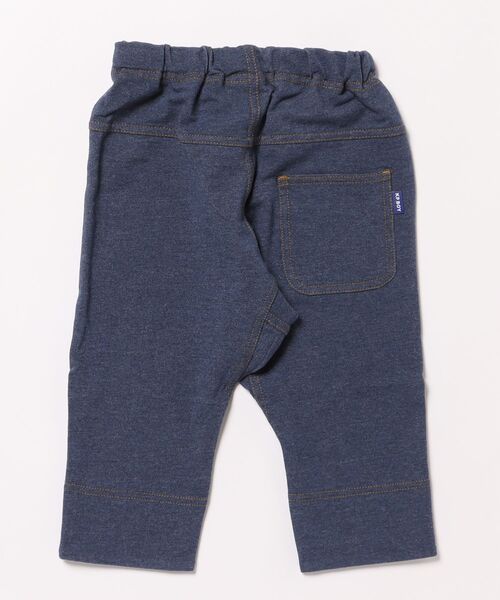KP BOY(ケーピーボーイ)の「ストレッチデニムニット7分丈パンツ(100-160)(その他パンツ・キッズ・ネイビー/ブルー・100cm/110cm/120cm/130cm/140cm/150cm/160cm)」の3枚目の写真
