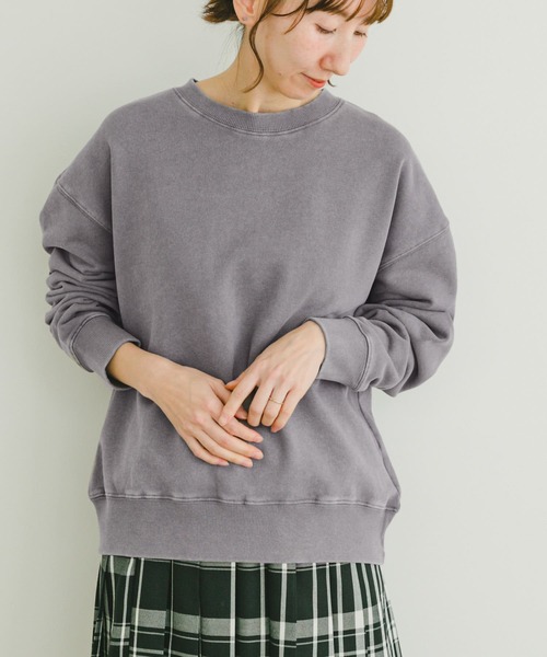 ITEMS URBANRESEARCH（アイテムズ アーバンリサーチ）の「ピグメントスウェット（スウェット・レディース・グリーン/グレー/ブラック・FREE）」の2枚目の写真