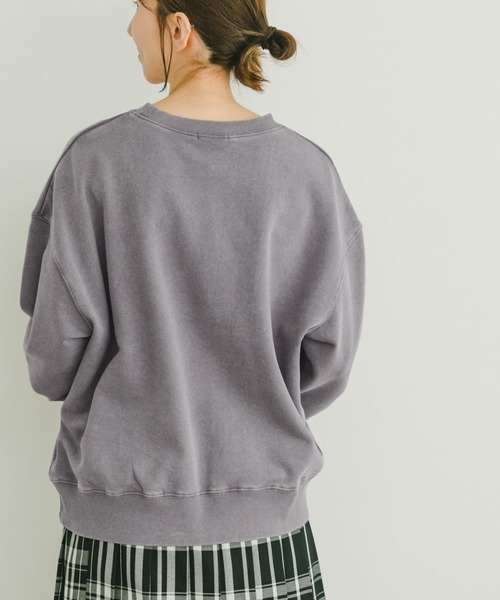 ITEMS URBANRESEARCH（アイテムズ アーバンリサーチ）の「ピグメントスウェット（スウェット・レディース・グリーン/グレー/ブラック・FREE）」の10枚目の写真