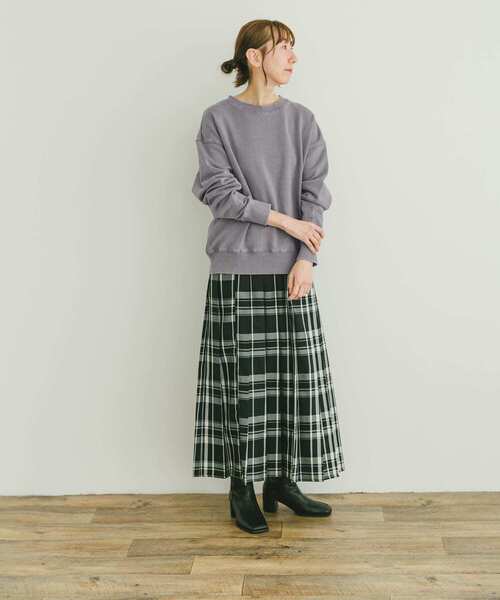 ITEMS URBANRESEARCH（アイテムズ アーバンリサーチ）の「ピグメントスウェット（スウェット・レディース・グリーン/グレー/ブラック・FREE）」の11枚目の写真