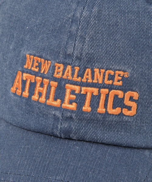 NEW BALANCE（ニューバランス）の「【New Balance(ニューバランス)】アスレチックスロゴキャップ（キャップ・レディース・ネイビー/ホワイト・FREE）」の8枚目の写真