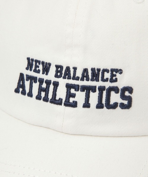 NEW BALANCE（ニューバランス）の「【New Balance(ニューバランス)】アスレチックスロゴキャップ（キャップ・レディース・ネイビー/ホワイト・FREE）」の12枚目の写真