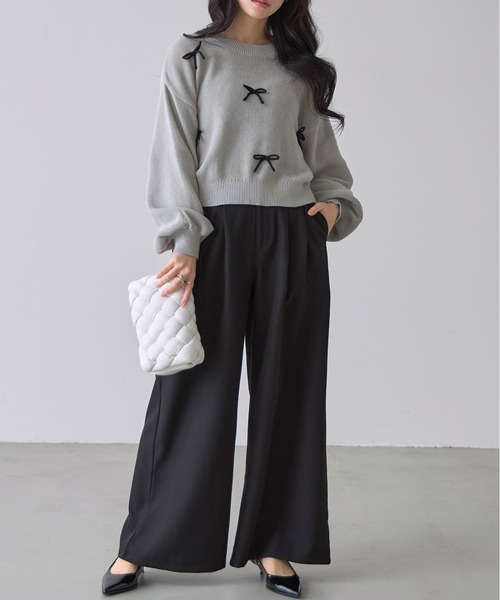 ZOZO限定】ベルトデザインスーパーワイドパンツ（その他パンツ
