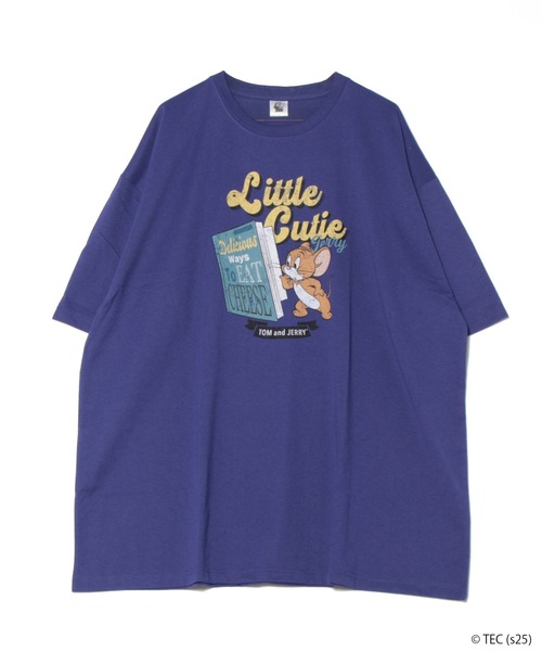 公式】トムとジェリー 天竺七分袖BIGTシャツ（Tシャツ/カットソー