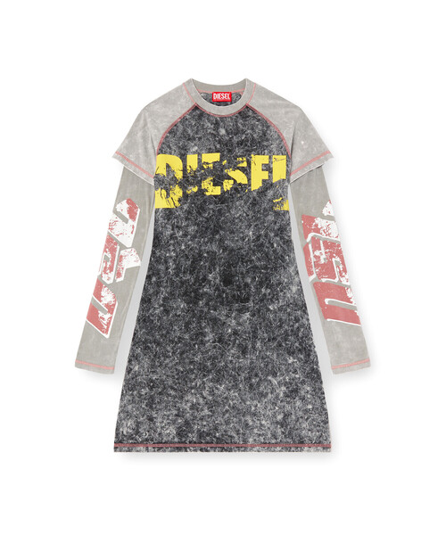 DIESEL :: Tシャツ ミニドレス ミニワンピース DIESEL｜ウィメンズ ミニドレス D-BUXT-Q1 | Rakuten Fashion
