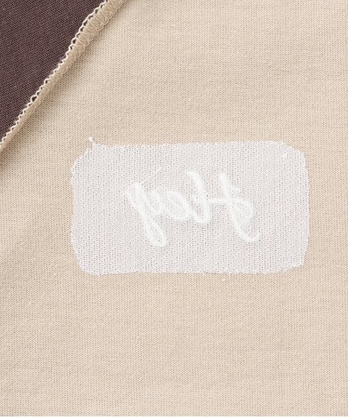 petit main(プティマイン)の「【オーガニック】ラグランTシャツ(Tシャツ/カットソー・キッズ・モカ/グリーン/クリーム/ネイビー・130cm/110cm/80cm/100cm/120cm/90cm)」の8枚目の写真