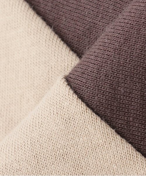 petit main(プティマイン)の「【オーガニック】ラグランTシャツ(Tシャツ/カットソー・キッズ・モカ/グリーン/クリーム/ネイビー・130cm/110cm/80cm/100cm/120cm/90cm)」の11枚目の写真