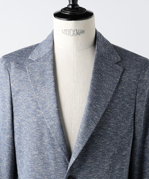UNITED ARROWS(ユナイテッドアローズ)の「LANIFICIO ROMA ジャージ 2ボタン シングルテーラードジャケット T―MODEL(テーラードジャケット・メンズ・ロイヤルブルー・L/M/S)」の8枚目の写真