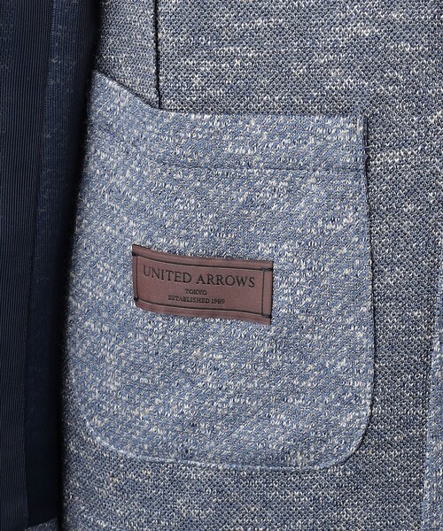 UNITED ARROWS(ユナイテッドアローズ)の「LANIFICIO ROMA ジャージ 2ボタン シングルテーラードジャケット T―MODEL(テーラードジャケット・メンズ・ロイヤルブルー・L/M/S)」の12枚目の写真