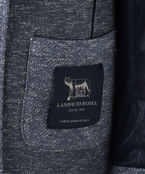 UNITED ARROWS(ユナイテッドアローズ)の「LANIFICIO ROMA ジャージ 2ボタン シングルテーラードジャケット T―MODEL(テーラードジャケット・メンズ・ロイヤルブルー・L/M/S)」の13枚目の写真