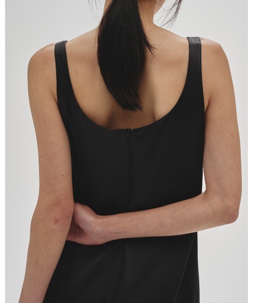Squareneck Satin Dress（ワンピース）｜TODAYFUL（トゥデイフル