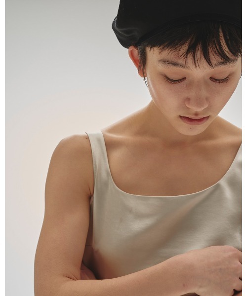 Squareneck Satin Dress（ワンピース）｜TODAYFUL（トゥデイフル