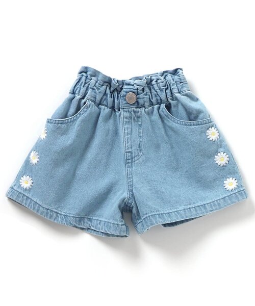 セール】【ジュニア対応】ハート・フラワー刺繍ショートパンツ（その他