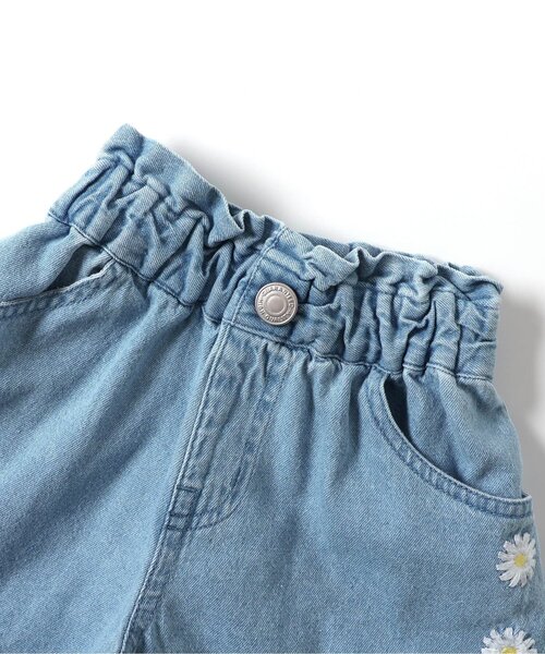 apres les cours(アプレレクール)の「【ジュニア対応】ハート・フラワー刺繍ショートパンツ(その他パンツ・キッズ・ブラック/アイボリー/ブルー・110/120/80/130/140/90/100)」の13枚目の写真