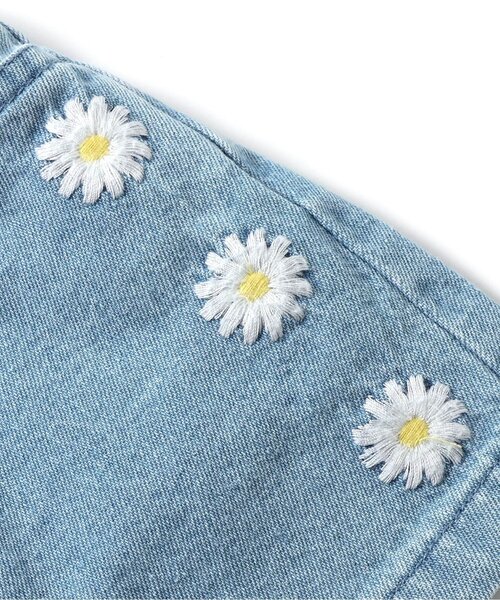 apres les cours(アプレレクール)の「【ジュニア対応】ハート・フラワー刺繍ショートパンツ(その他パンツ・キッズ・ブラック/アイボリー/ブルー・110/120/80/130/140/90/100)」の17枚目の写真