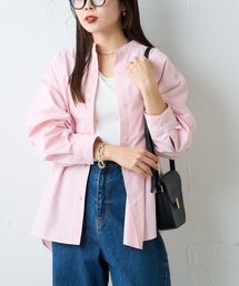 CIAOPANIC TYPY | 【しわになりにくい】ボリュームスリーブバンドカラーシャツ(シャツ/ブラウス)