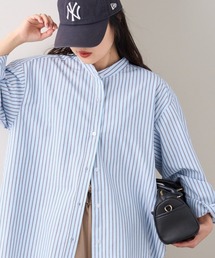 CIAOPANIC TYPY | 【しわになりにくい】ボリュームスリーブバンドカラーシャツ(シャツ/ブラウス)