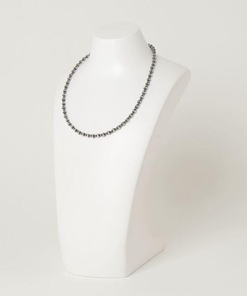 ERICKA NICOLAS BEGAY（エリッカ ニコラス ビゲイ）の「【ERICKA NICOLAS BEGAY】 NAVAJO PEARL NECKLACE / 3×5-50（ネックレス・メンズ・シルバー系2/シルバー系1・50）」の3枚目の写真