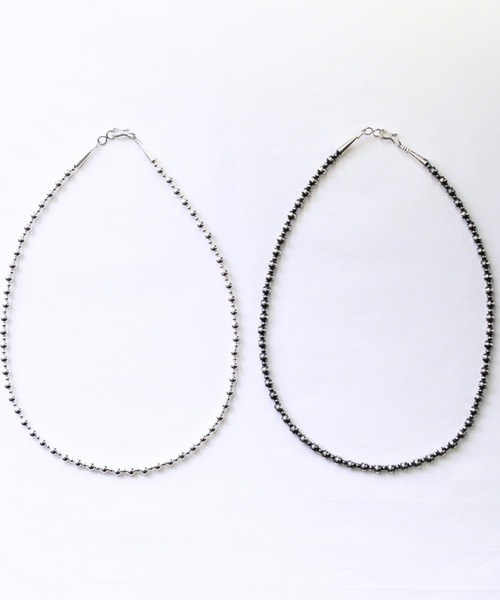 ERICKA NICOLAS BEGAY（エリッカ ニコラス ビゲイ）の「【ERICKA NICOLAS BEGAY】 NAVAJO PEARL NECKLACE / 3×5-50（ネックレス・メンズ・シルバー系2/シルバー系1・50）」の5枚目の写真