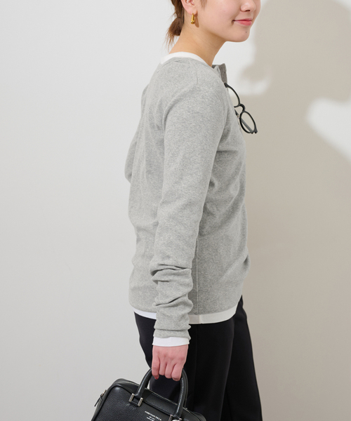 JOURNAL STANDARD relume(ジャーナルスタンダード レリューム)の「ベアテレコ2WAYヘンリーネックプルオーバー(Tシャツ/カットソー・レディース・ブラック/チャコールグレー/ホワイト系その他/ホワイト・FREE)」の17枚目の写真