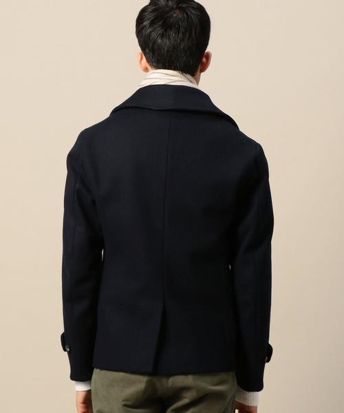 BEAUTY&YOUTH UNITED ARROWS メルトンPコート ネイビー BEAUTY&YOUTH UNITED ARROWS（ビューティーアンドユース