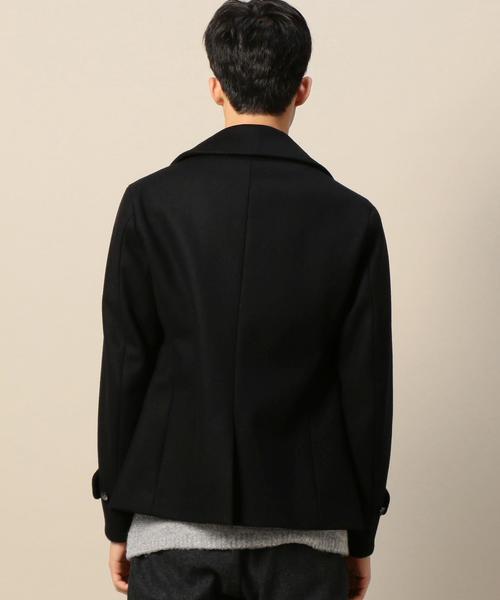 UNITED ARROWS ユナイテッドアローズ　メルトンPコート　ブラック S UNITED ARROWS（ユナイテッドアローズ）の「メルトン Pコート
