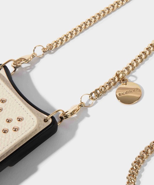 BANDOLIERISLA MONA MAGSAFE 16/15/14 スマホ ケース 日本完売品 BANDOLIER / MONA STUDDED MAGSAFE iphone16 シリーズケース