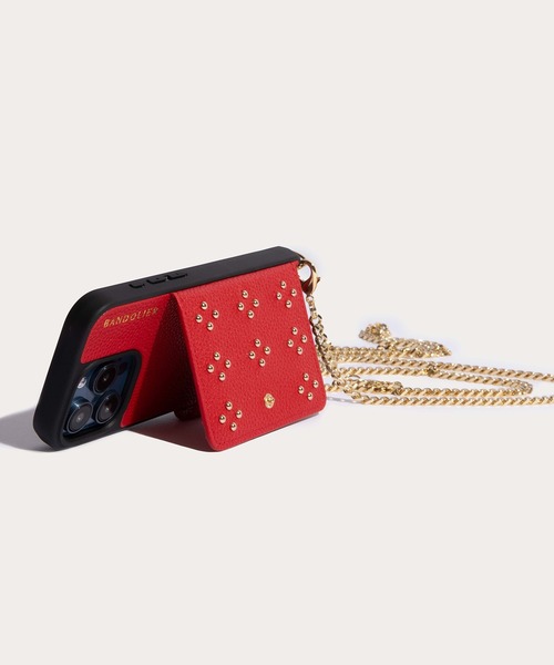 BANDOLIERISLA MONA MAGSAFE 16/15/14 スマホ ケース 日本完売品 BANDOLIER / MONA STUDDED MAGSAFE iphone16 シリーズケース