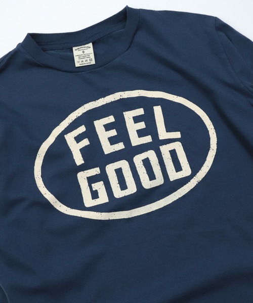 OMNIGOD（オムニゴッド）の「[ OMNIGOD womens / オムニゴッド ] 天竺 ショートスリーブTシャツ（Tシャツ/カットソー・レディース・ネイビー/ライトグレー・0）」の7枚目の写真