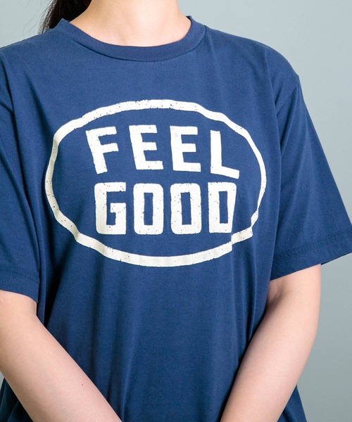 OMNIGOD（オムニゴッド）の「[ OMNIGOD womens / オムニゴッド ] 天竺 ショートスリーブTシャツ（Tシャツ/カットソー・レディース・ネイビー/ライトグレー・0）」の17枚目の写真