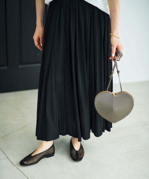 le.coeur blanc（ルクールブラン）の「《一部店舗/WEB限定》MILLELA FIRENZE ハート型バッグ（ショルダーバッグ・レディース・ブラック/モカ・FREE）」の17枚目の写真