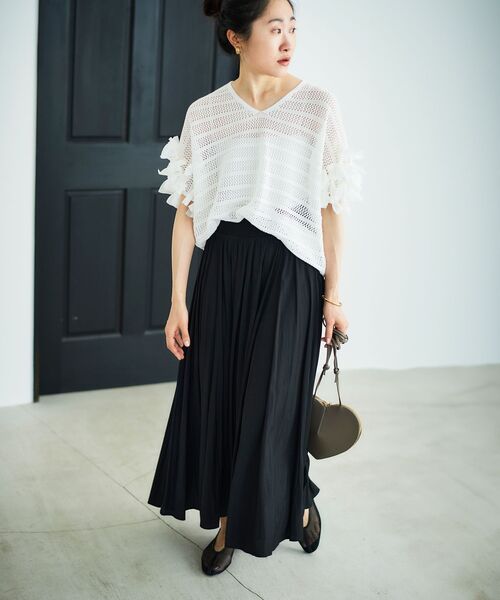 le.coeur blanc（ルクールブラン）の「《一部店舗/WEB限定》MILLELA FIRENZE ハート型バッグ（ショルダーバッグ・レディース・ブラック/モカ・FREE）」の18枚目の写真