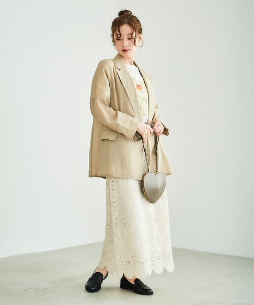 le.coeur blanc（ルクールブラン）の「《一部店舗/WEB限定》MILLELA FIRENZE ハート型バッグ（ショルダーバッグ・レディース・ブラック/モカ・FREE）」の4枚目の写真