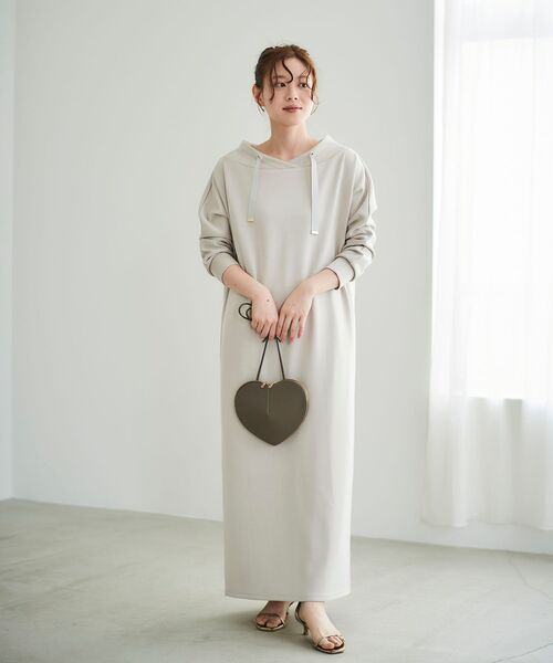 le.coeur blanc（ルクールブラン）の「《一部店舗/WEB限定》MILLELA FIRENZE ハート型バッグ（ショルダーバッグ・レディース・ブラック/モカ・FREE）」の8枚目の写真