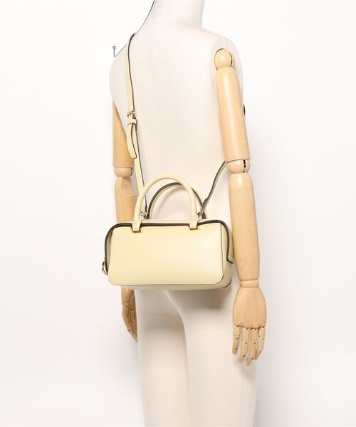 12Twelve Agenda（トゥエルブ　アジェンダ）の「スクエアミニバッグ（ハンドバッグ・レディース・ライトイエロー/グリーン/オフホワイト・FREE）」の7枚目の写真