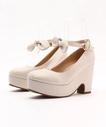 one after another NICE CLAUP | 【mer1月号掲載 ナイスクラップ】リボン付パンプス(パンプス)