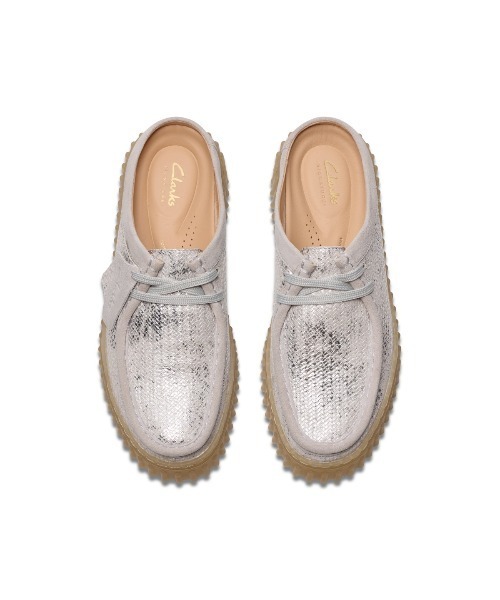 Clarks(クラークス)の「Clarks Torhill Mule(クラークス トーヒルミュール)(モカシン/デッキシューズ・レディース・シルバー系・23.5cm/24cm/24.5cm/25cm/23cm)」の6枚目の写真