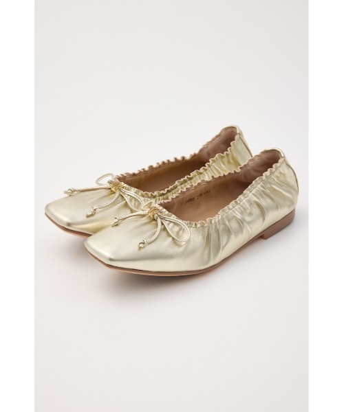 STACCATO（スタッカート）の「スネークラップギャザーバレエシューズ（バレエシューズ・レディース・ブラック/ゴールド・24cm/23.5cm/23cm/22.5cm/24.5cm）」の17枚目の写真