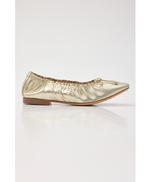 STACCATO（スタッカート）の「スネークラップギャザーバレエシューズ（バレエシューズ・レディース・ブラック/ゴールド・24cm/23.5cm/23cm/22.5cm/24.5cm）」の19枚目の写真