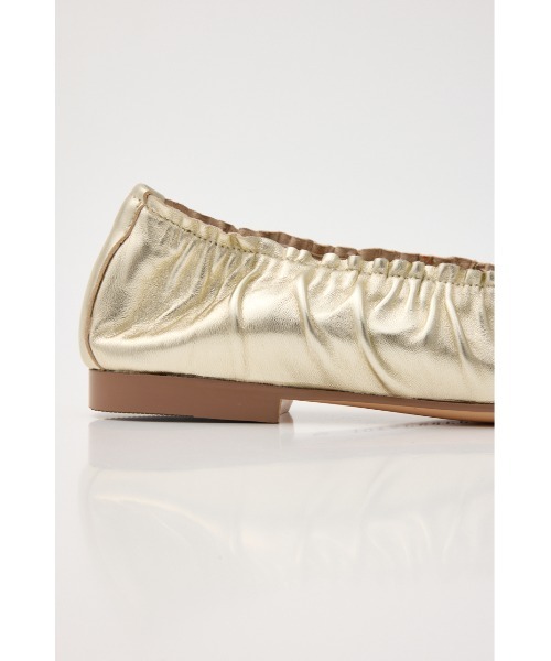 STACCATO（スタッカート）の「スネークラップギャザーバレエシューズ（バレエシューズ・レディース・ブラック/ゴールド・24cm/23.5cm/23cm/22.5cm/24.5cm）」の21枚目の写真