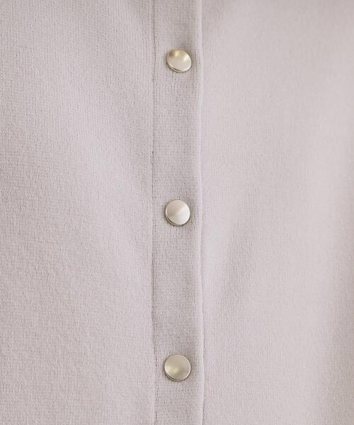 OPAQUE.CLIP（オペークドットクリップ）の「スナップボタンショートニットカーディガン【洗濯機洗い可】（カーディガン/ボレロ・レディース・ブラック/ベビーピンク/ライトグレー/ブルー系その他・38/40/42）」の22枚目の写真