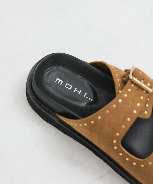 MOHI... モヒ　38 24cm サンダル　スエード　ブラウン　茶色 MOHI モヒ 38 24cm サンダル スエード ブラウン 茶色