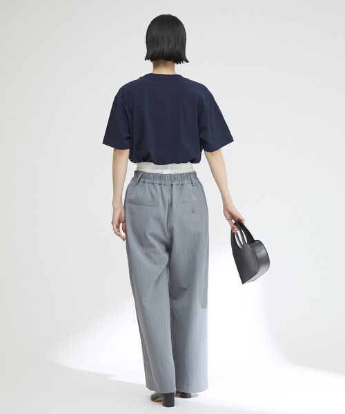 Firsthand（ファーストハンド）の「MA Firsthand/マ ファーストハンド コンセプトプリント ポケットTシャツ / リラックスフィット ショートスリーブ ワンポイントロゴプリントTシャツ（Tシャツ/カットソー・レディース・ネイビー/レッド/ブラウン/ホワイト/ブルー・FREE）」の16枚目の写真